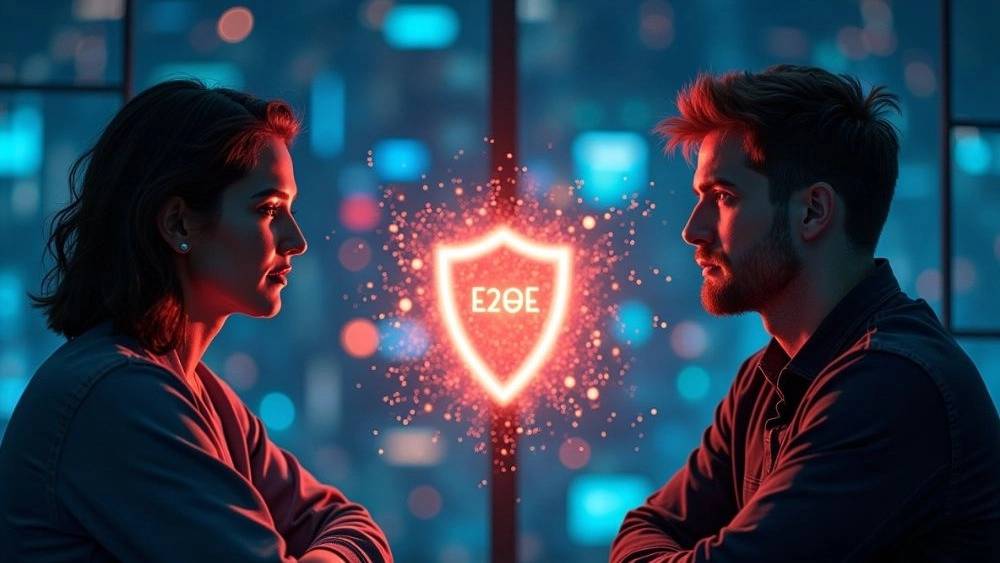 چت End-to-End Encrypted (E2EE): اعتماد، کدگذاری شده است چت End-to-End Encrypted (E2EE): اعتماد، کدگذاری شده است